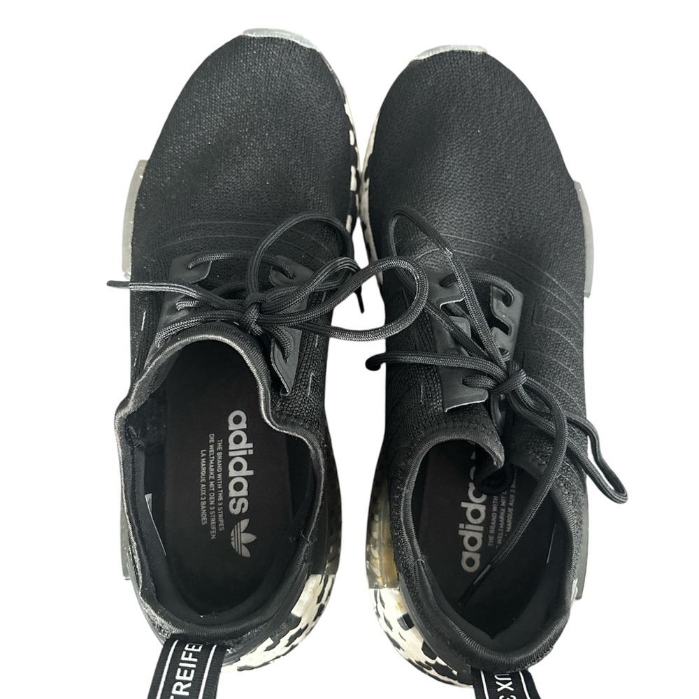 Adidas Black and White Athletic Shoes